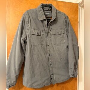 Eddie Bauer Voyager Aztec Fleece Lined Gray Jacket